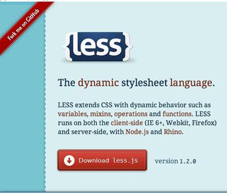 初步认识 LESS